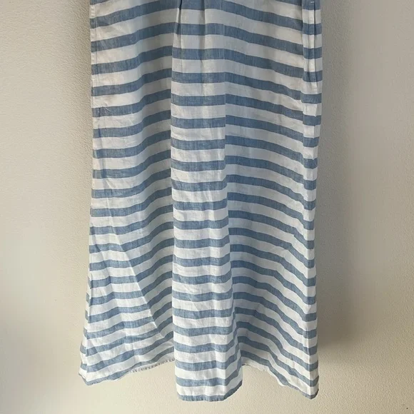 J. Jill Blue and White Striped Maxi Dress - Picture 4 of 8